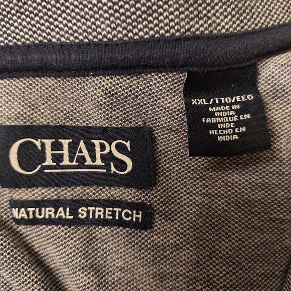 Chaps Mens Natural Stretch Golf Shirt - Picture 5 of 5
